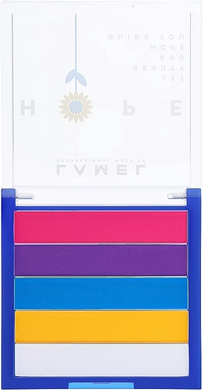 LAMEL Make Up HOPE Color Eyeliner Palette Набор цветных подводок для глаз - фото N2