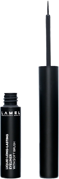 LAMEL Make Up Liquid Long-Lasting Eyeliner With Soft Brush Liquid Long-Lasting Eyeliner With Soft Brush - фото N2