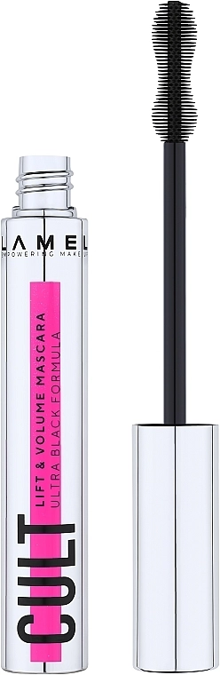 Туш для об'єму і підкручення вій - LAMEL Make Up Cult Lift & Volume Mascara, 401 - фото N1