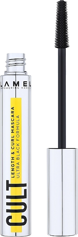 LAMEL Make Up Подовжуюча туш з еффектом ліфтингу вій LAMEL Make Cult Length & Curl Mascara - фото N2