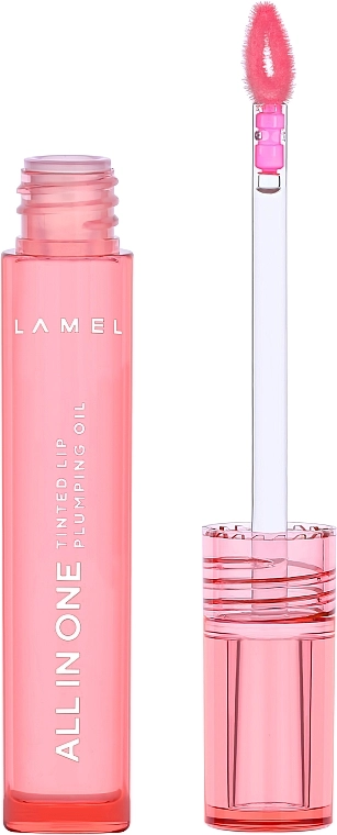 LAMEL Make Up All in One Lip Tinted Plumping Oil Олія-тінт для губ - фото N1