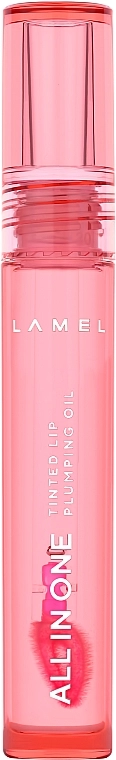 Олія-тінт для губ - LAMEL Make Up All in One Lip Tinted Plumping Oil, 403 - фото N2