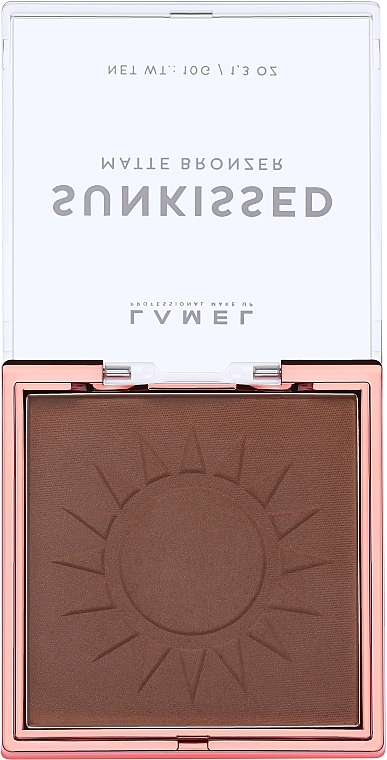 LAMEL Make Up Sunkissed Matte Bronzer Пудра-бронзер для лица - фото N3