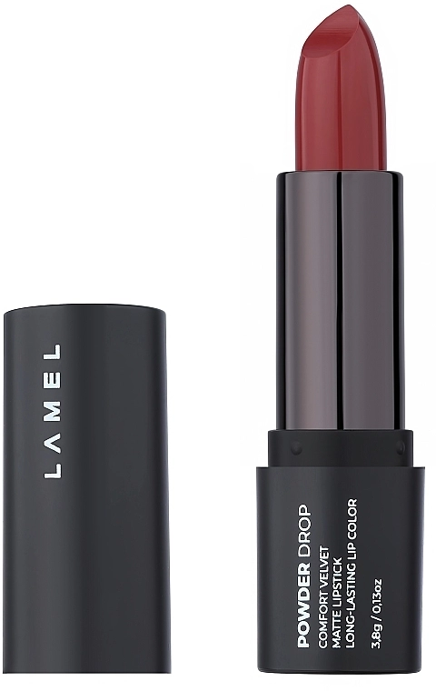 LAMEL Make Up Powder Drop Matte Lipstick Матовая помада для губ - фото N1