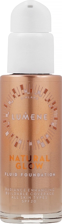 Lumene Natural Glow Fluid Foundation SPF20 Тонувальний флюїд для обличчя - фото N1