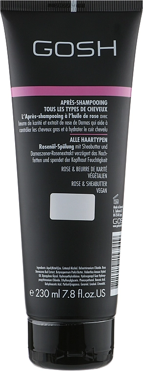 Gosh Copenhagen Кондиціонер для волосся з трояндовою олією Gosh Rose Oil Conditioner - фото N2