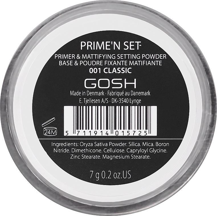 Gosh Copenhagen Prime'n Set Powder Праймер пудровый рассыпчастый - фото N2