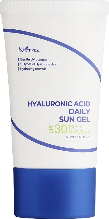 IsNtree Солнцезащитный гель для лица Hyaluronic Acid Daily Sun Gel SPF 30 PA+++ UVA/UVB - фото N1