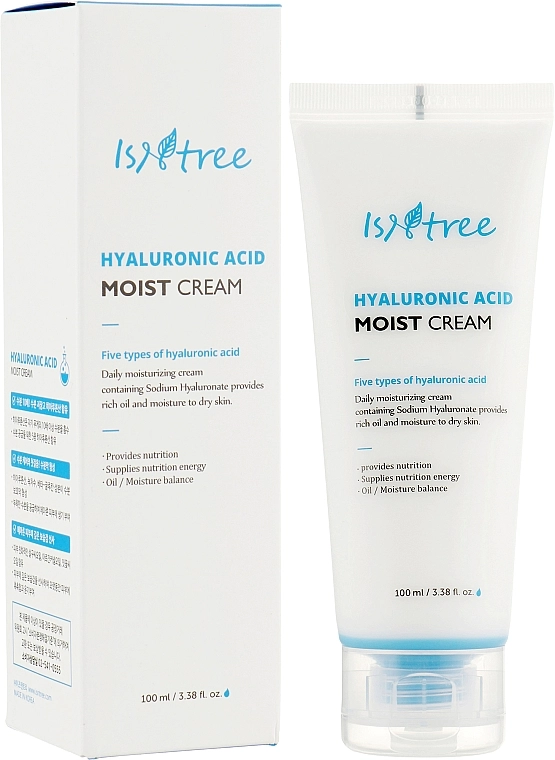 IsNtree Крем для глубокого увлажнения кожи Hyaluronic Acid Moist Cream - фото N4