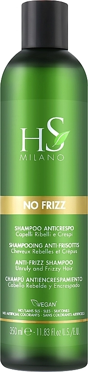 HS Milano Шампунь для непослушных и волнистых волос No Frizz Shampoo - фото N1
