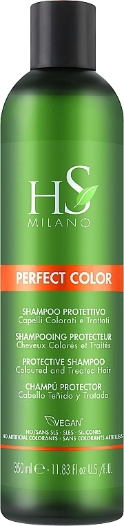 HS Milano Шампунь для окрашенных волос "Защита цвета" Perfect Color Shampoo - фото N1