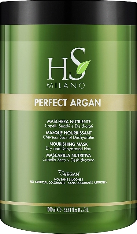 HS Milano Живильна маска для волосся Perfect Argan Nourishing Mask - фото N1