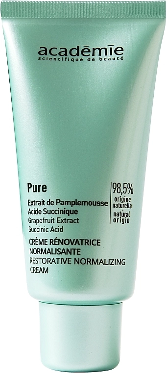 Academie Відновлювальний нормалізувальний крем для обличчя Pure Restorative Normalizing Cream - фото N1