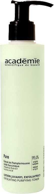 Academie Відлущувальний очищувальний тонік Pure Exfoliatiating Purifying Toner - фото N1