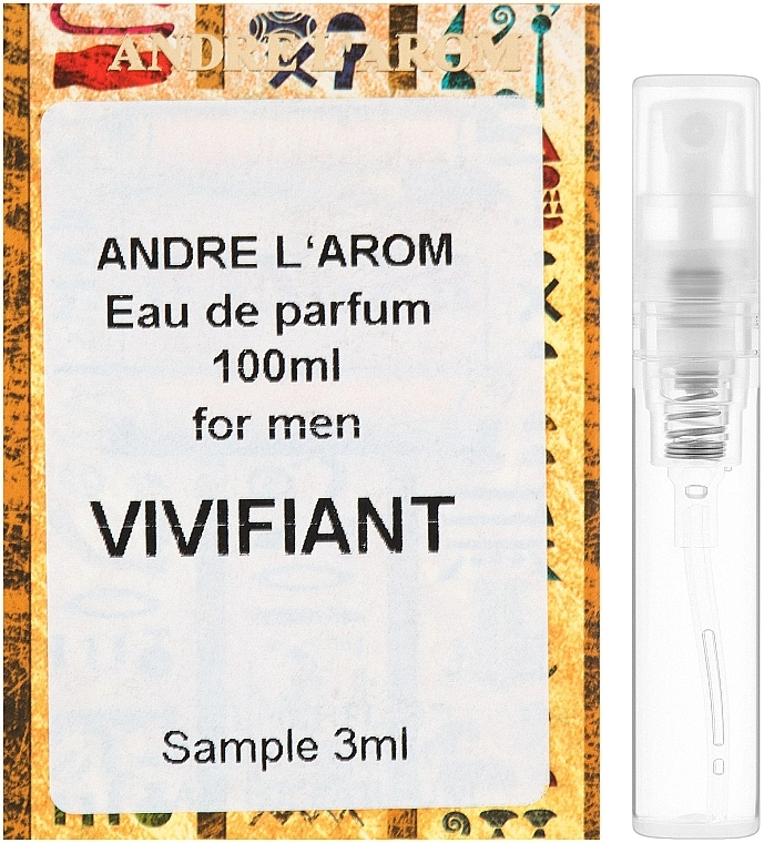 Andre L'arom Andre L`Arom Eau De Parfum "Vivifiant" Парфумована вода (пробник) - фото N1