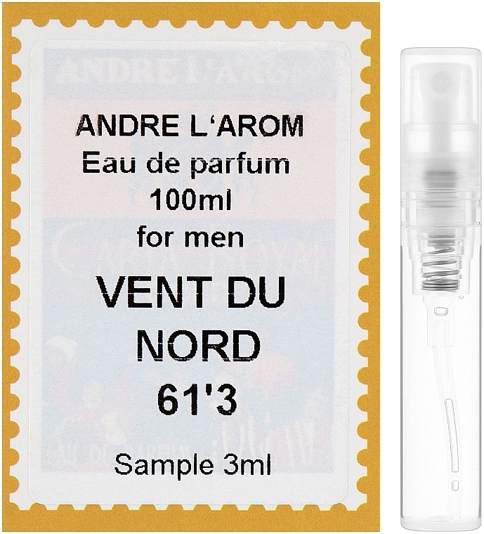 Andre L'arom Andre L`Arom Vent du Nord "61'3" Парфумована вода (пробник) - фото N1