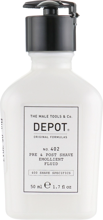 Depot Пом'якшувальна рідина до і після гоління Shave Specifics 402 Pre & Post Shave Emollient Fluid - фото N1