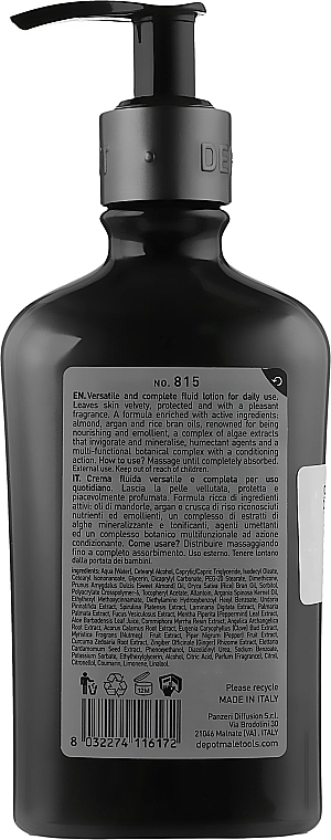 Depot Захисний лосьйон для шкіри, для щоденного застосування No 815 All In One Skin Lotion - фото N4