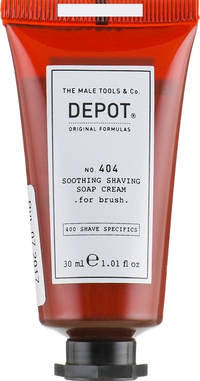 Depot Заспокійливий крем для гоління Shave Specifics 404 Soothing Shaving Soap Cream - фото N1