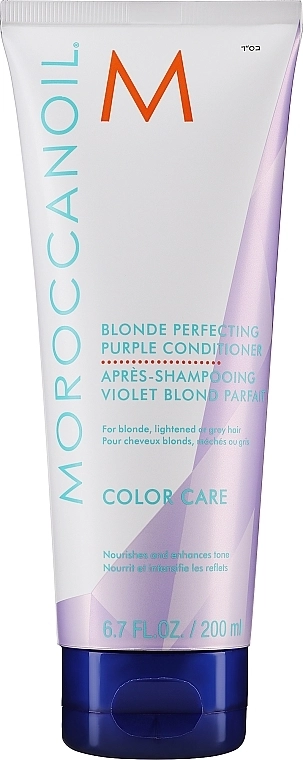 Moroccanoil Тонувальний кондиціонер для волосся з фіолетовим пігментом Blonde Perfecting Purple Conditioner - фото N1