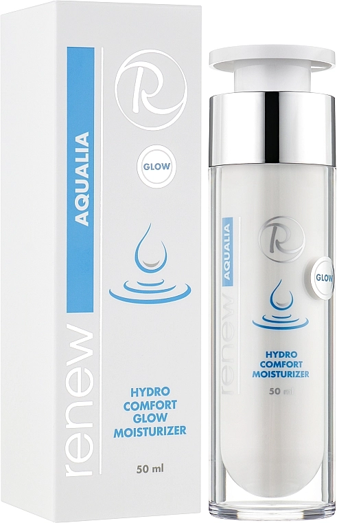 Renew Увлажняющий крем для лица с иллюминирующим эффектом Aqualia Hydro Comfort Glow Moisturizer - фото N2