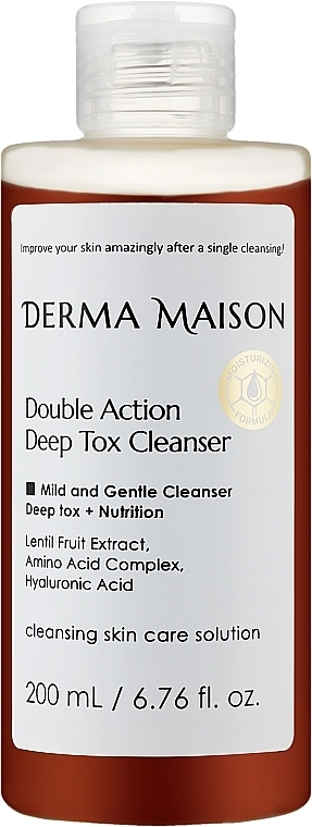 Деликатное средство для глубокого очищения - Medi peel Derma Maison Double Action Deep Tox Cleanser, 200 мл - фото N1