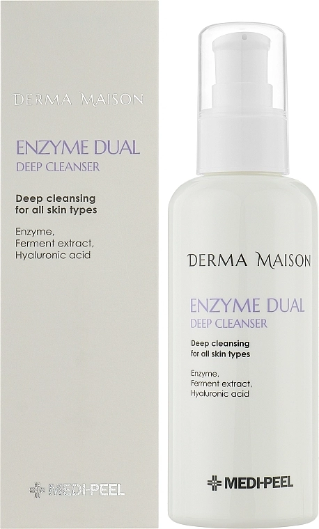 Пінка для глибокого очищення з ензимами - Medi peel Derma Maison Enzyme Dual Deep Cleanser, 150 мл - фото N2