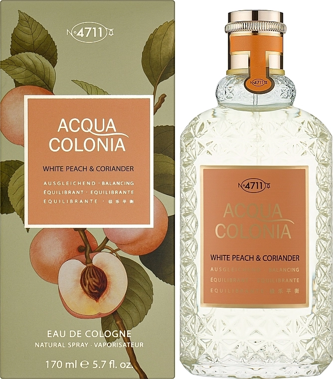 Maurer & Wirtz 4711 Acqua Colonia White Peach & Coriander Одеколон - фото N2