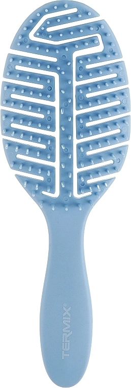 Termix Массажная щетка для волос, нежный синий Detangling Hair Brush Gentle Blue 1177 - фото N1