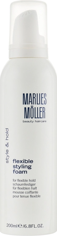 Піна для укладання слабкої фіксації - Marlies Moller Flexible Styling Foam, 200 мл - фото N1