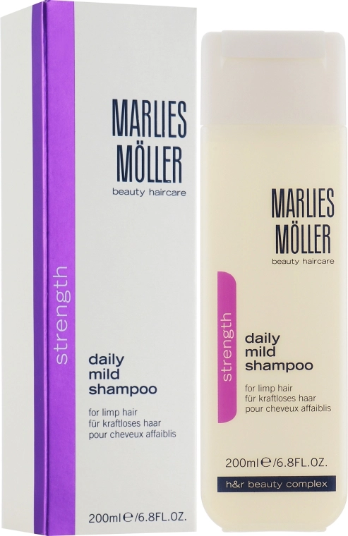 Marlies Moller Мягкий шампунь для ежедневного применения Strength Daily Mild Shampoo - фото N3