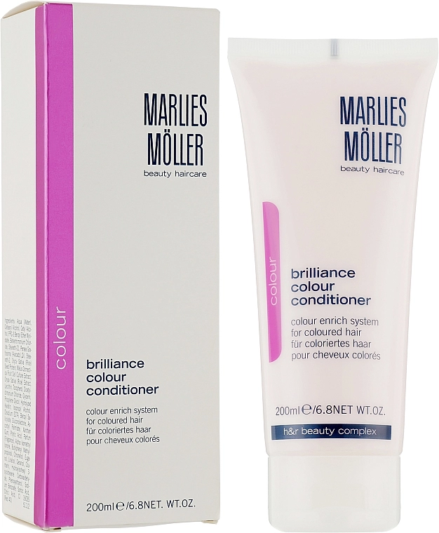 Кондиционер для окрашенных волос - Marlies Moller Brilliance Colour Conditioner, 200 мл - фото N3