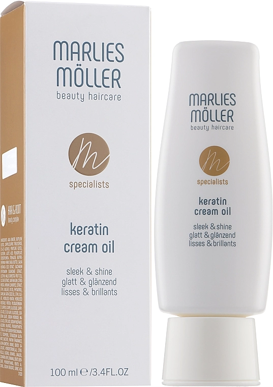 Marlies Moller Крем-масло для волос Specialists Keratin Cream Oil - фото N2