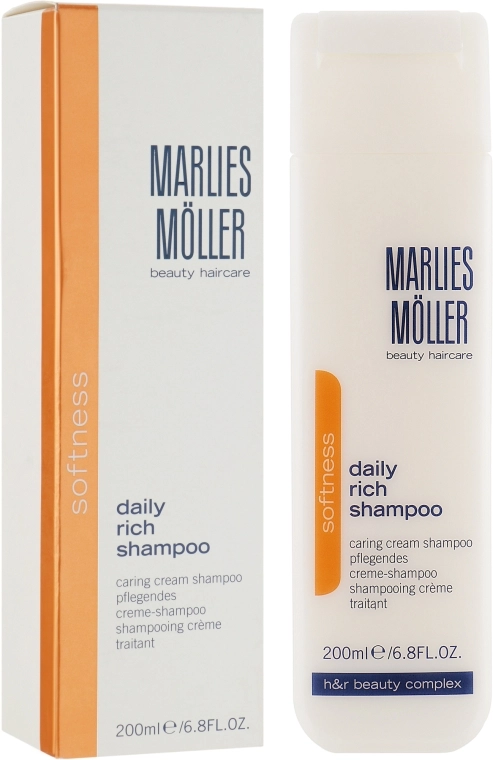 Marlies Moller Восстанавливающий обогащенный шампунь Softness Daily Repair Rich Shampoo - фото N1