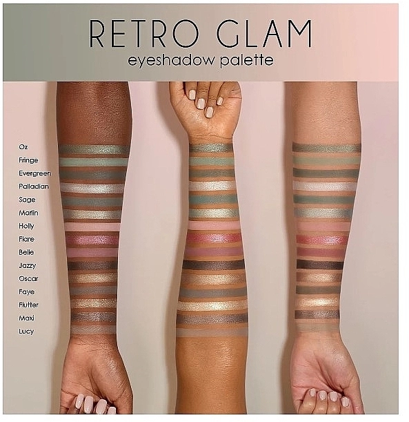 Natasha Denona Retro Glam Eyeshadow Palette Палетка теней для век - фото N2