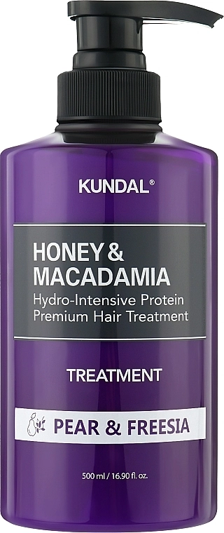 Кондиціонер для волосся "Груша та Фрезія" - Kundal Honey & Macadamia Treatment Pear & Freesia, 500 мл - фото N1