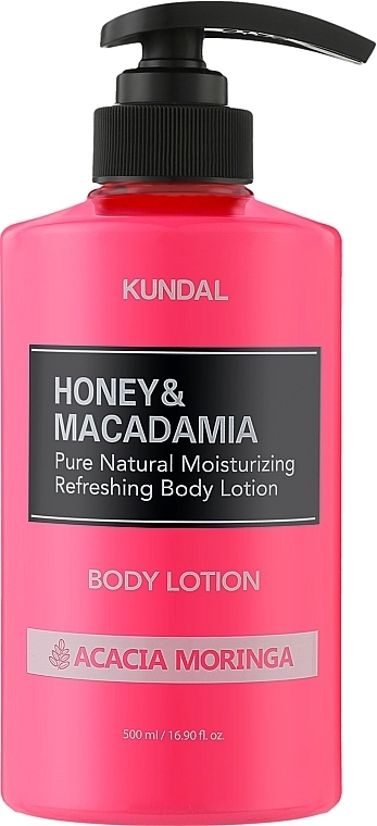 Лосьйон для тіла "Акація Морінга" - Kundal Honey & Macadamia Body Lotion Acacia Moringa, 500 мл - фото N1