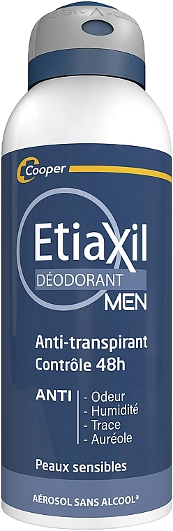 Etiaxil Антиперспирант-аэрозоль мужской Men Antiperspirant Deodorant Protection 48H Aerosol - фото N1