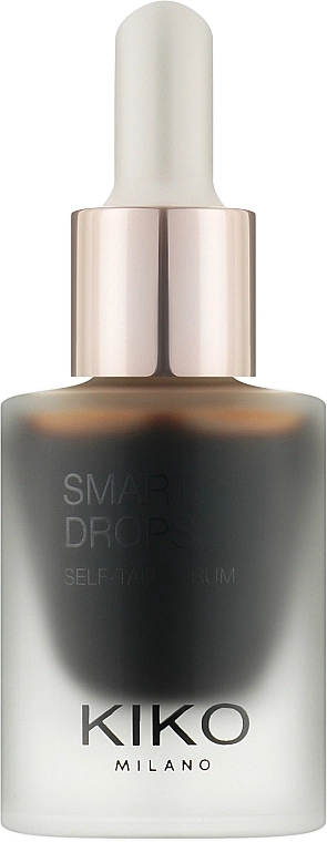 Kiko Milano Увлажняющая сыворотка для автозагара Smart Drops Self-tan Serum, Black - фото N1