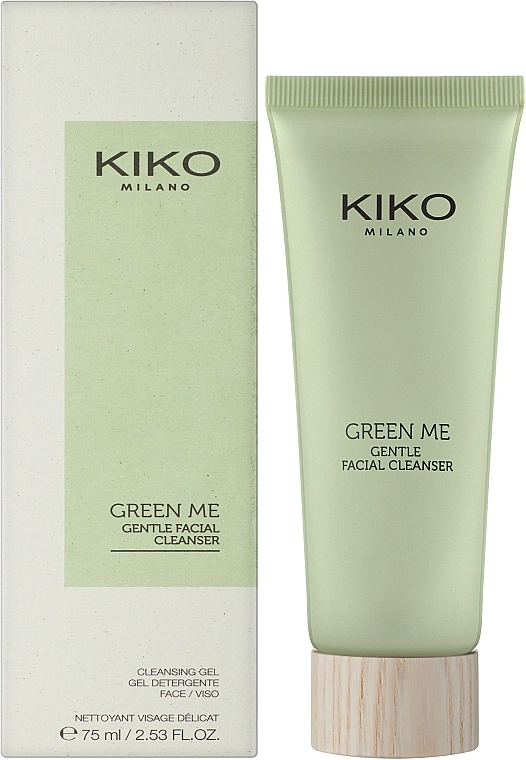 Kiko Milano Нежный очищающий гель для лица Green Me Gentle Facial Cleanser - фото N2