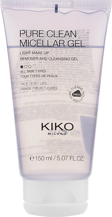 Kiko Milano Міцелярний гель для вмивання Pure Clean Micellar Gel - фото N1