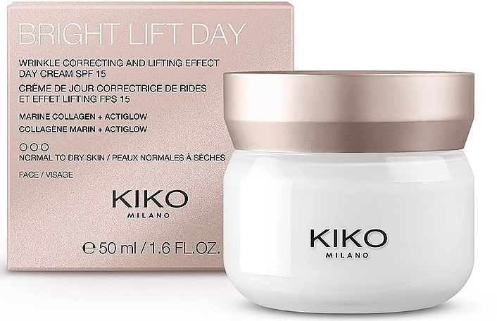 Kiko Milano Освітлювальний денний ліфтинг-крем Bright Lift Day Cream SPF15 - фото N1