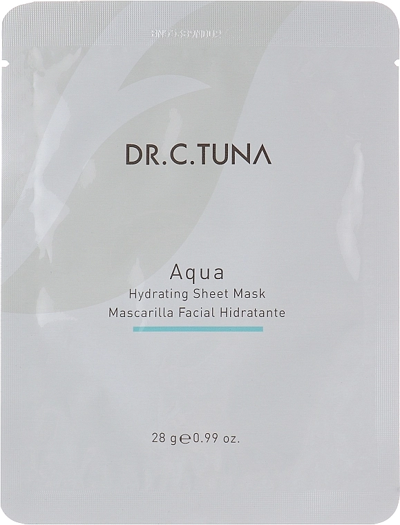 Farmasi Увлажняющая тканевая маска Dr. C. Tuna Aqua Hydrating Sheet Mask - фото N1