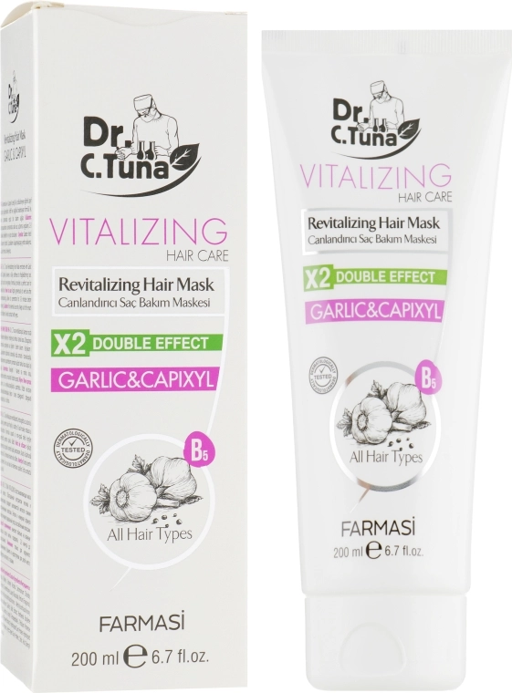 Farmasi Крем-маска для волос с экстрактом чеснока Vitalizing Hair Care Cream - фото N1