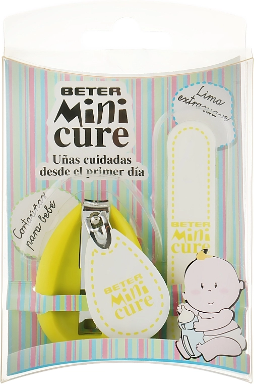 Beter Маникюрный набор детский, салатовый Mini-Cure Pink - фото N1