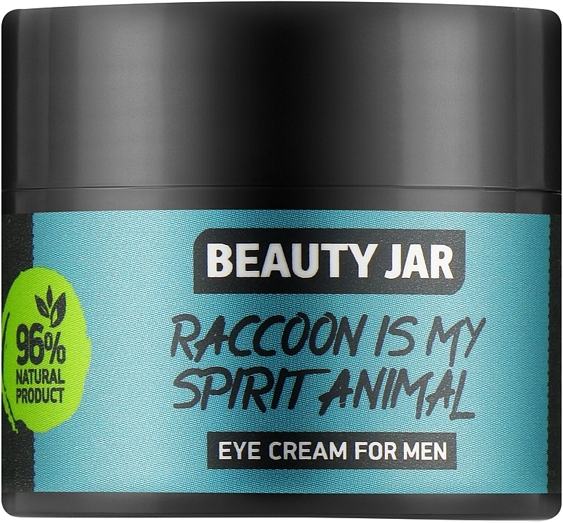 Beauty Jar Крем для кожи вокруг глаз для мужчин Raccoon Is My Spirit Animal Eye Cream For Men - фото N1