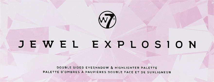 W7 Jewel Explosion Face and Eyeshadow Palette Палетка тіней для повік і хайлайтерів - фото N2