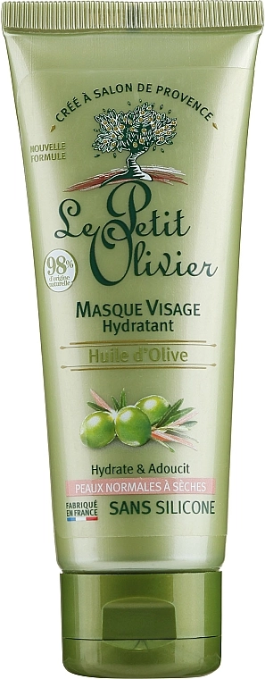 Le Petit Olivier Маска для лица с маслом оливы Face Mask With Olive Oil - фото N1