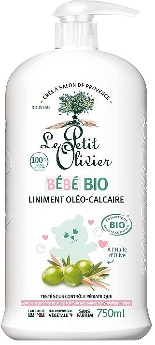 Le Petit Olivier Лінімент Baby Bio Oil-Limestone Liniment - фото N1