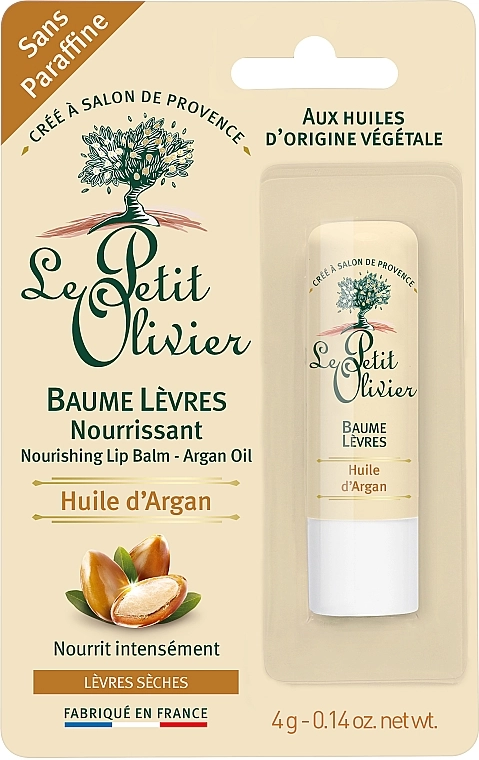 Le Petit Olivier Анти-віковий бальзам для губ з аргановою олією Face Care with Argan Oil Anti-Age Balm - фото N1